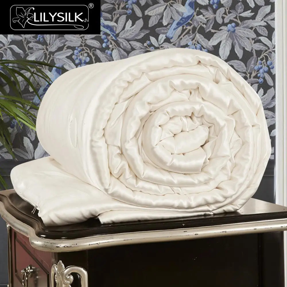 LilySilk одеяло всесезонные шелковые покрыты 100 чистого и натурального шелка Длинная