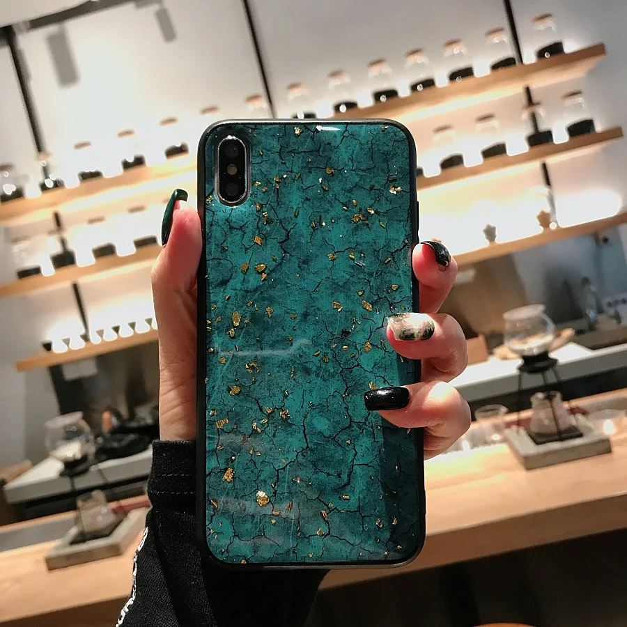 Роскошный ретро геометрический леопардовый чехол для телефона iphone XS Max X XR 8 7 6S Plus