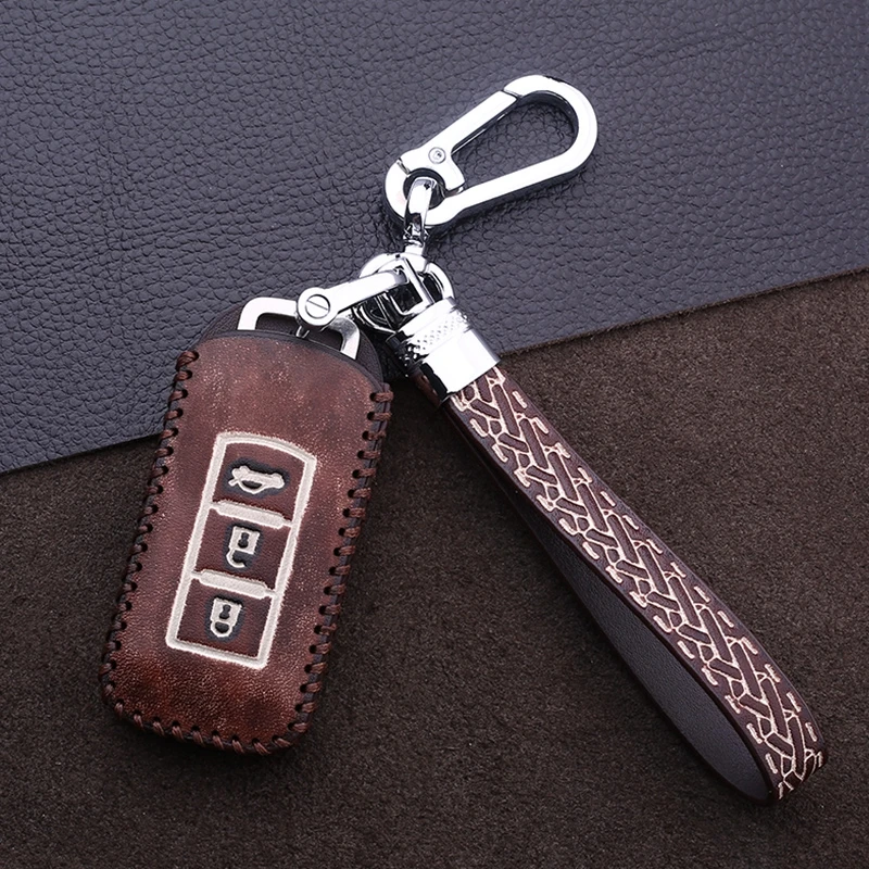 

Car Accessories 3Button Smart Key Case Cover For Mitsubishi Outlander Lancer Pajero Sport ASX Car Styling