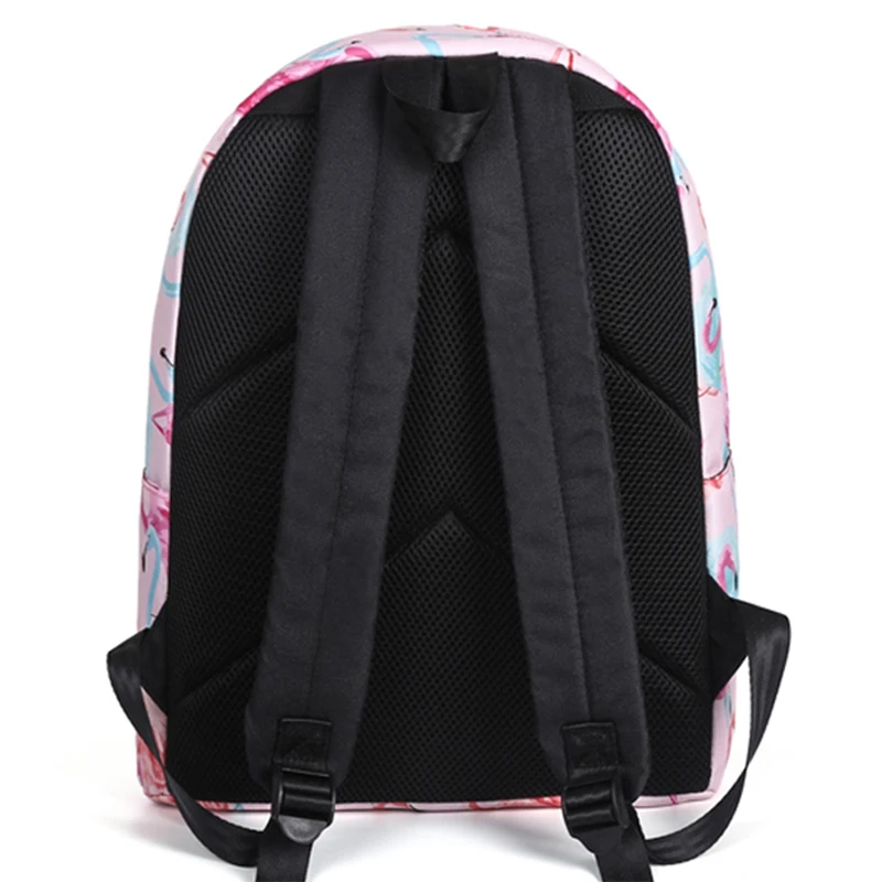 School Bag for Teenager Girls Women Laptop Backpack Flamingo Printing Bagpack Mochila Feminina Escolar Big Travel Daypack