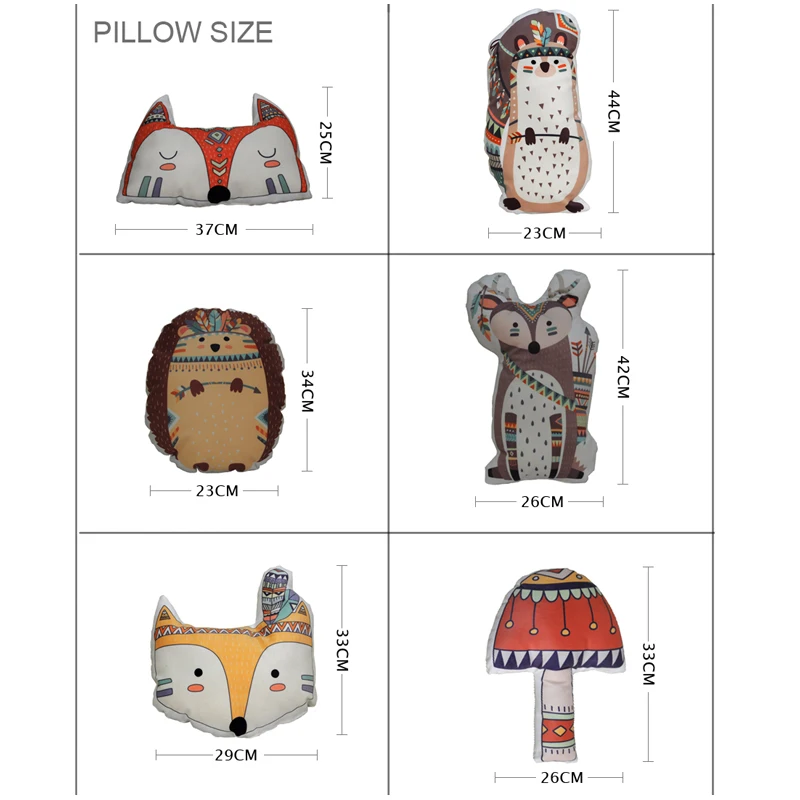 Sweetenlife подушка в форме мультяшных животных, диванная подушка, детские подушки, подушки, новинка, декоративные подушки, подушки для дома