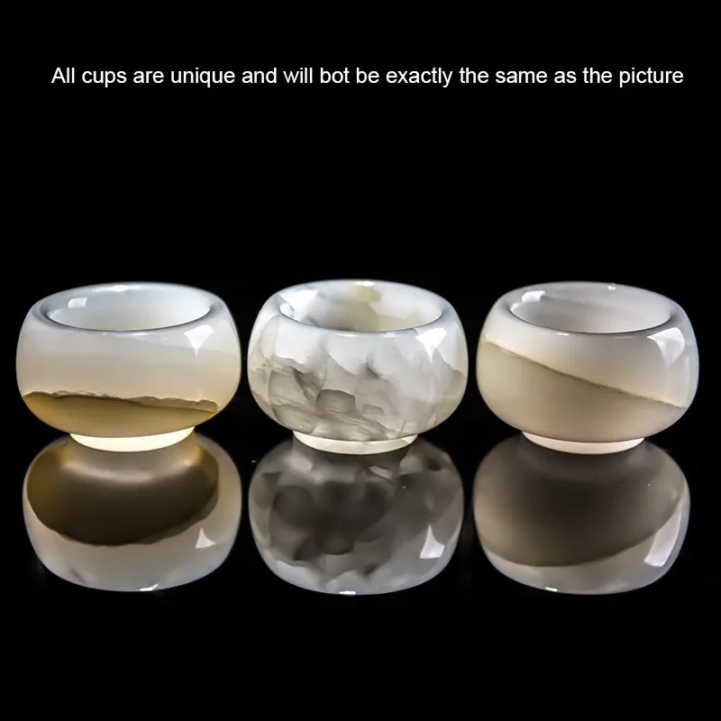 Чайная чашка из натурального нефрита 50 мл|tea bowl|jade tea cupkung fu cup |