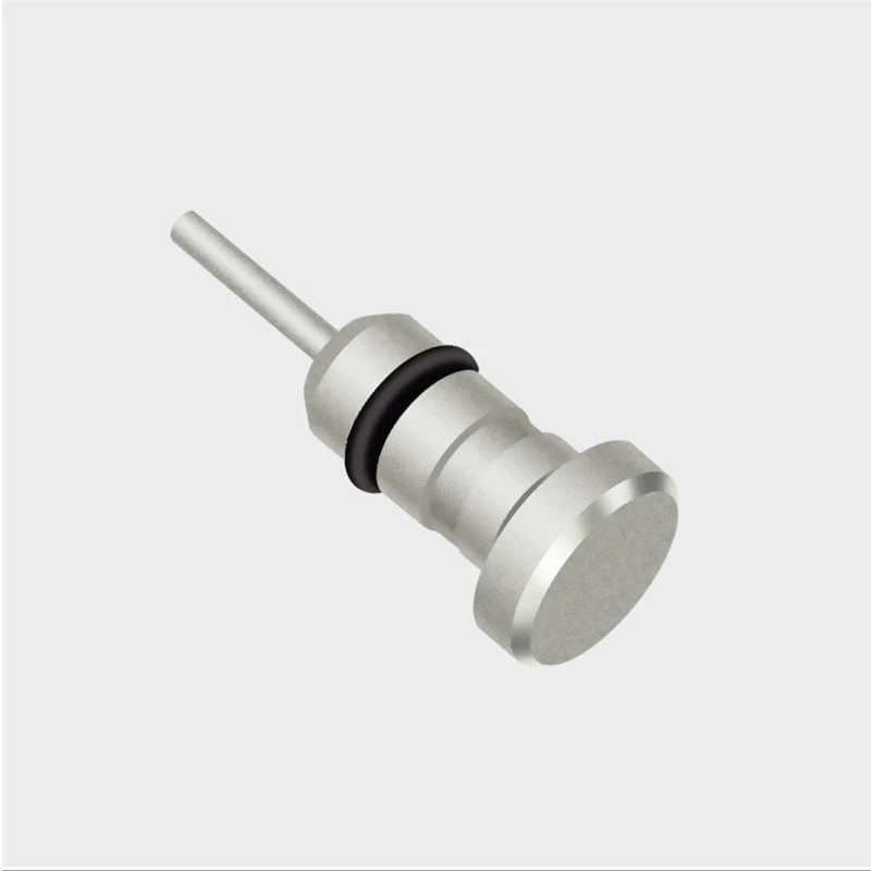 Metal Phone 2 in 1 Sim Card Tray Eject Pin Tool &amp 3.5mm Earphone Jack Dust Plug Dustproof Cap Gadget For iPhone 66s 5s xiaomi#15 |
