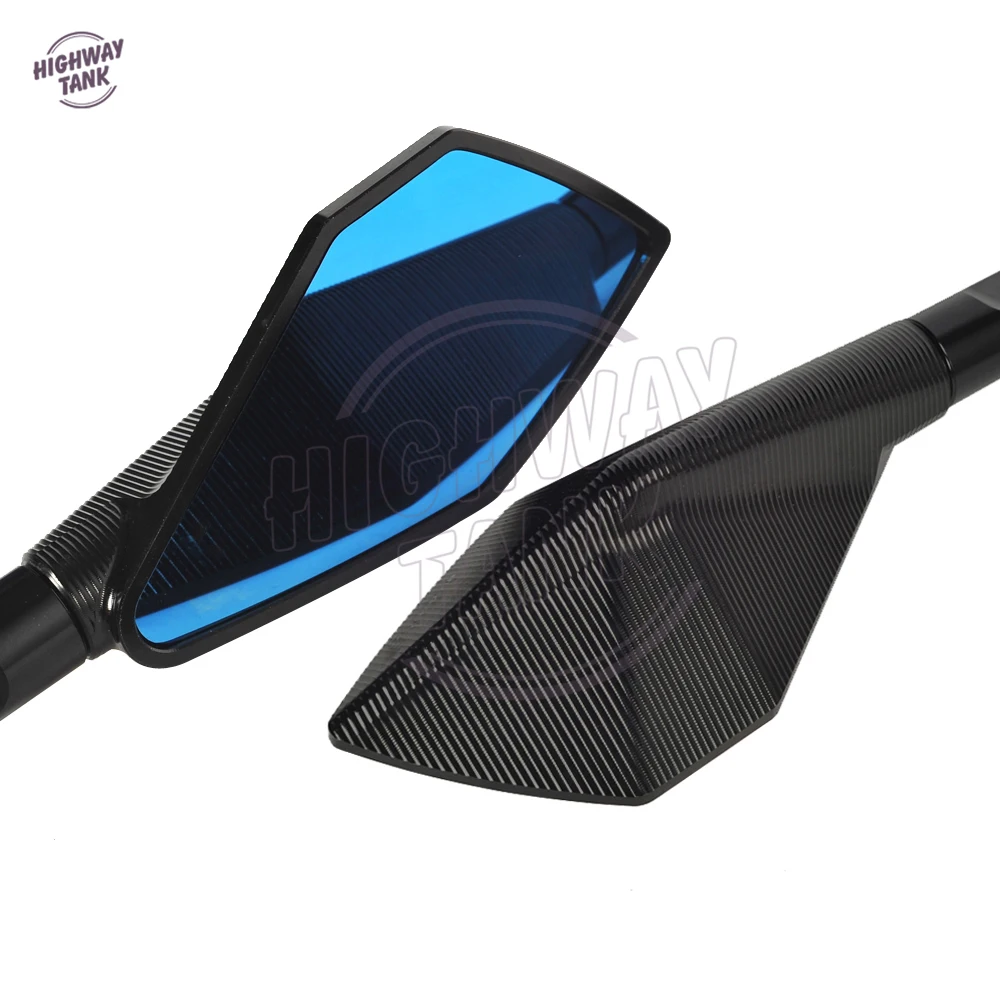 Все CNC алюминиевый Пентагон мотоцикл зеркальный чехол для YAMAHA FZ6 FZ1 MT09 KAWASAKI Z300 Z750
