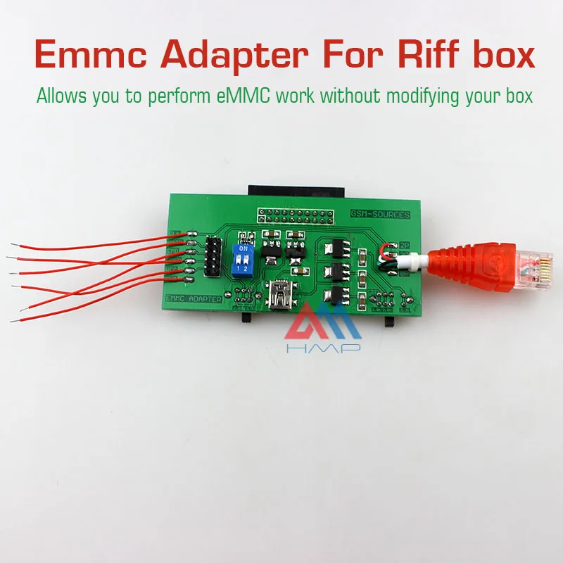 2016 Новый выполнить eMMC работы без изменения вашей коробки EMMC адаптер для Riff box jtag