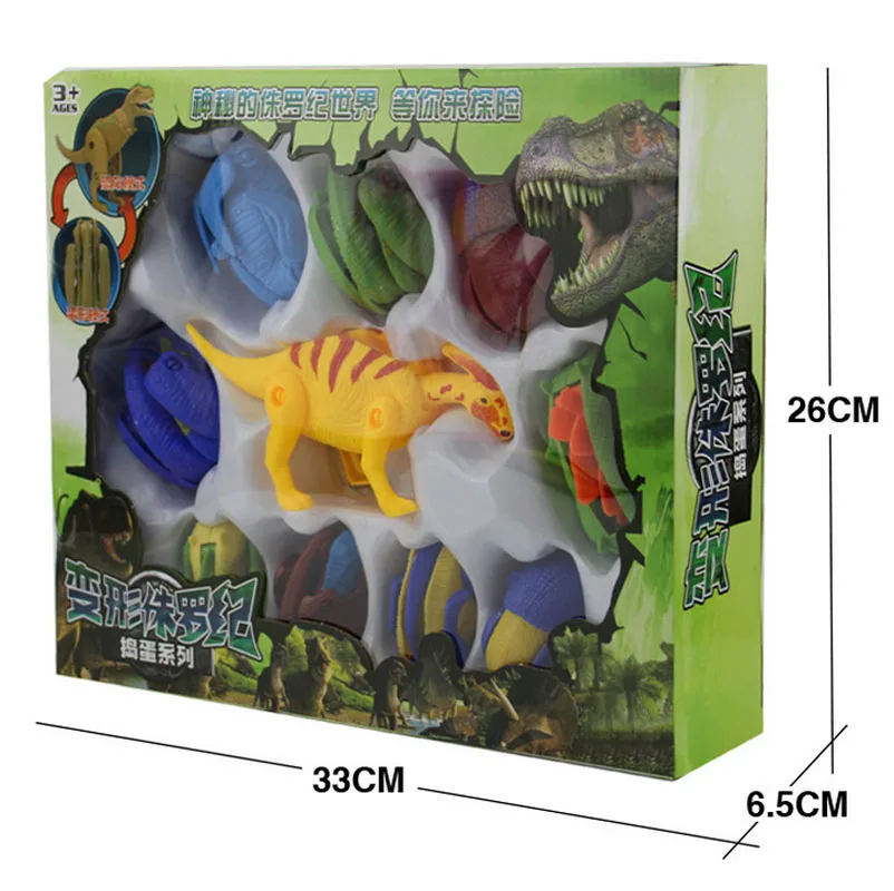 10pcs/Set Deformation Dinosaur Eggs Toys Creative Animals Model Gift for Boys Children | Gags & Practical Jokes