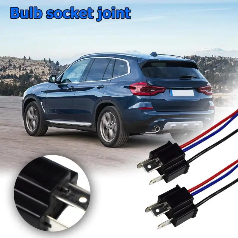 

1 Pair 9003 H4 Bulb Socket Male Adapter Connector for Headlight Fog Lamp Automotive Wire Adapter Socket Lamp Connector 2019 New