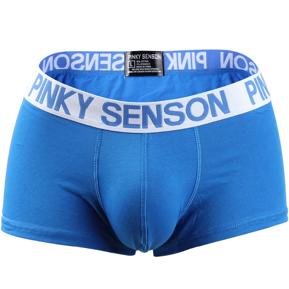 Мужские хлопковые трусы боксеры PINKY SENSON сексуальное нижнее белье для мужчин
