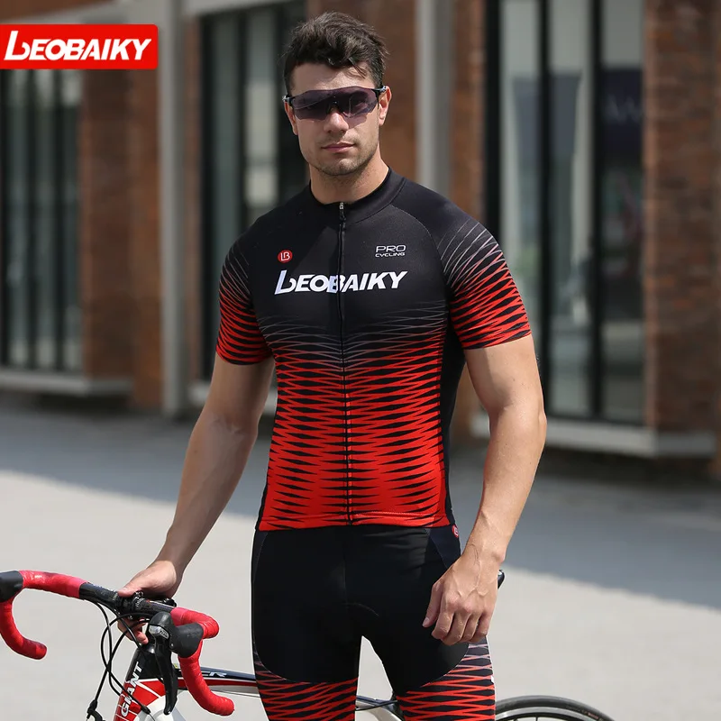 short set red2 Одежда для велоспорта Pro Team, мужские летние шорты для горного велосипеда, одежда для шоссейного велосипеда, одежда для гоночного велосипеда, быстросохнущая Мужская одежда для велоспорта - Цвет: short set red2