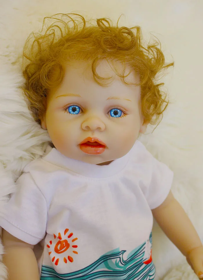 

18''/45cm Bebe Reborn Boy Doll Full Body Silicone Reborns Fashion Dolls for Child Gift Bonecas Brinquedo Menino
