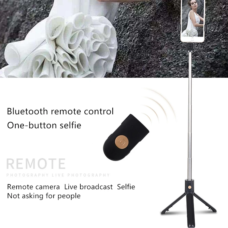 Беспроводная селфи палка Antscope 3 в 1 с Bluetooth для ios и Android складной ручной монопод