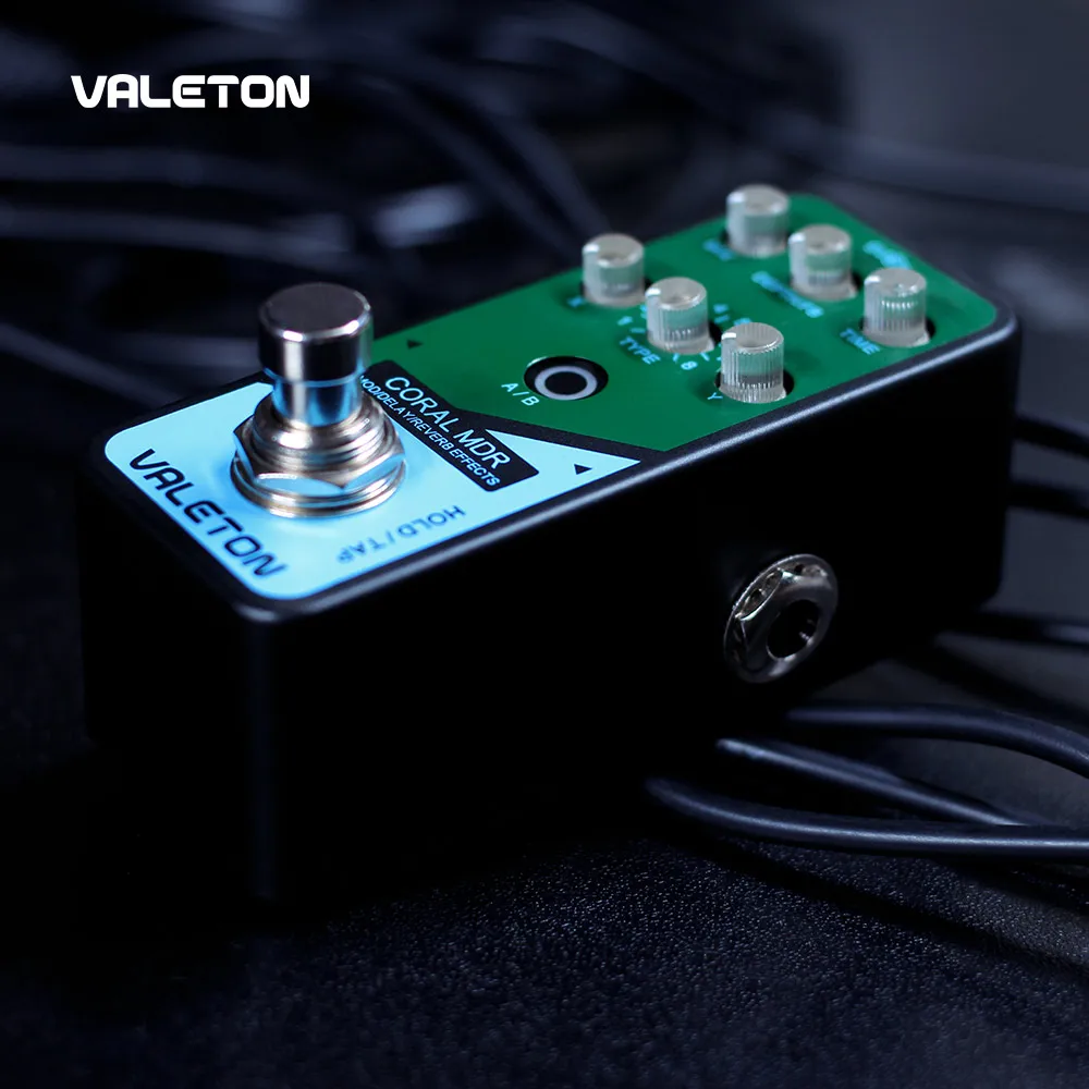 Valeton многофункциональная педаль для гитары Coral MDR of Reverb задержка хора Phaser Vibrato Tremolo