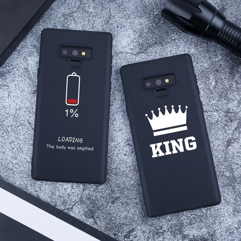 TPU Pattern Silicone Case For Samsung Galaxy Note 9 S7 Edge S8 S9 Plus A7 A5 J5 J7 2017 A8 A6 2018 Black Matte Phone Covers |