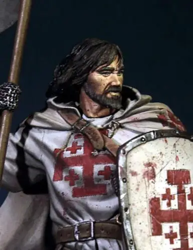 1/18 90mm Unpainted Resin Figure Ancient Knight of the Holy Sepulcher () | Игрушки и хобби