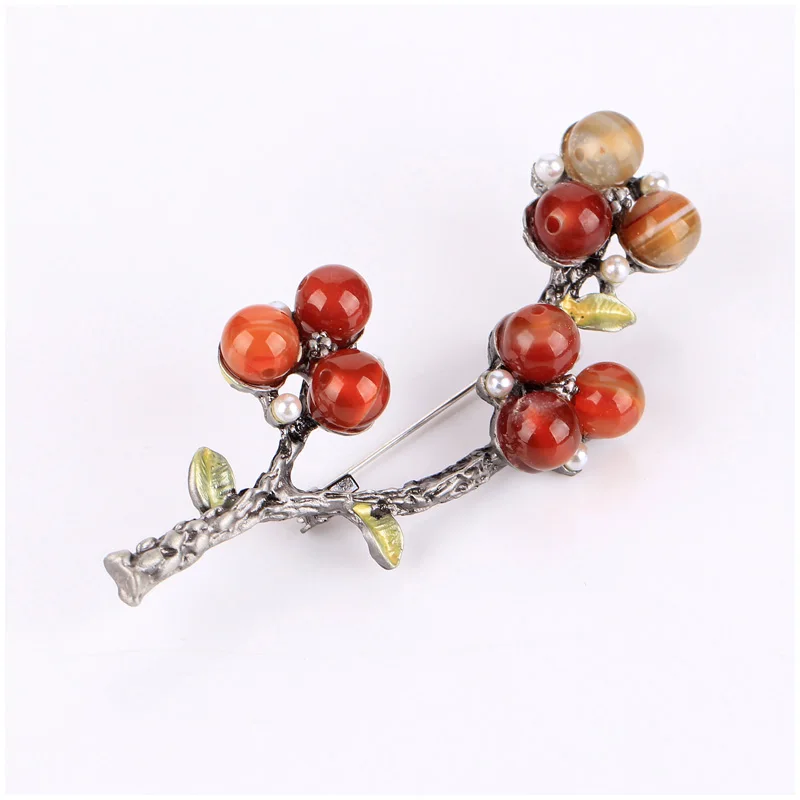 Женская Винтажная брошь-зажим в виде листьев | Украшения и аксессуары