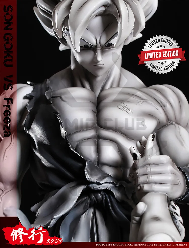 Комический клуб dragon ball z Супер Саян Гоку vs Frieza gk смола статуя комический цвет фигурка для коллекции