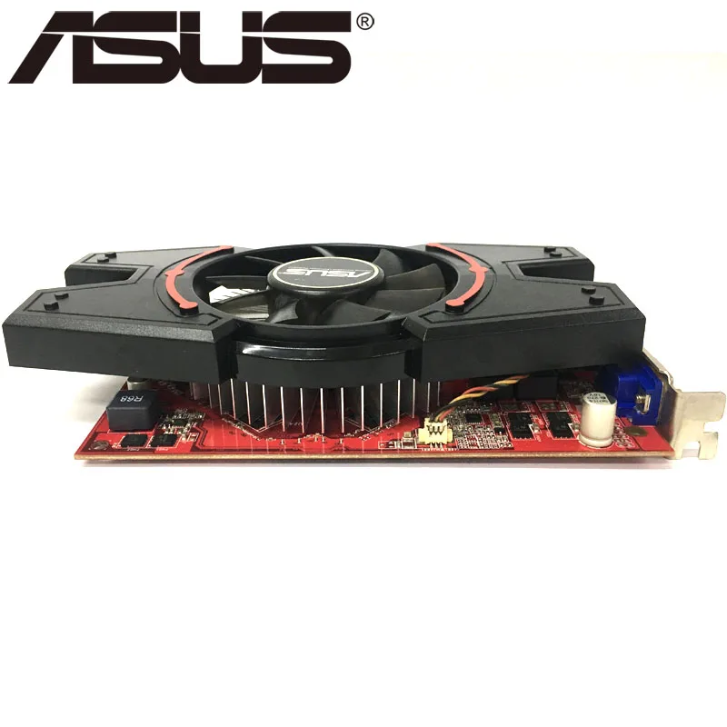 Видеокарта ASUS R7250 2 Гб 128 бит GDDR3 видеокарты для AMD Radeon R7 250 VGA карты б/у эквивалент GT730