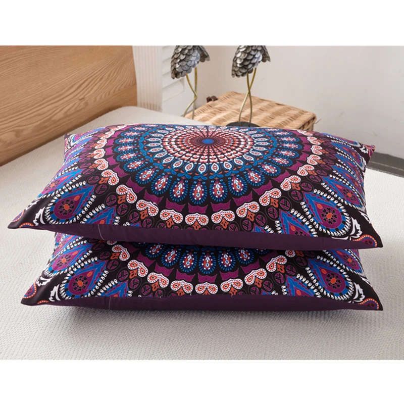 Комплект постельного белья с цветочным принтом 3 шт./комплект | Дом и сад