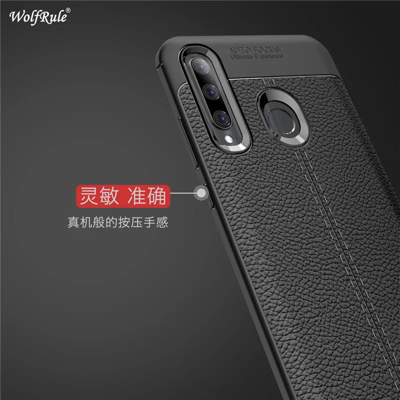 WolfRule чехол Huawei Honor 10i для телефона противоударный роскошный кожаный мягкий ТПУ HRY