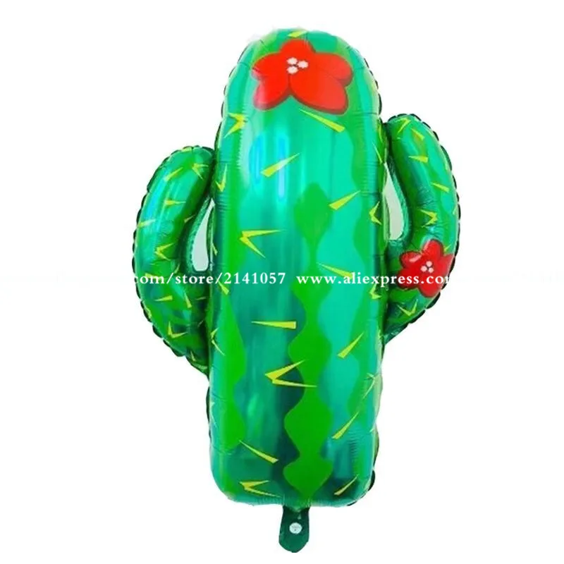 

50pcs Large Cact Tree Foil Balloons Inflatable Beach Sand Hawaii Tropical Forest Decoration Ballon Plants Party Supplies Toy