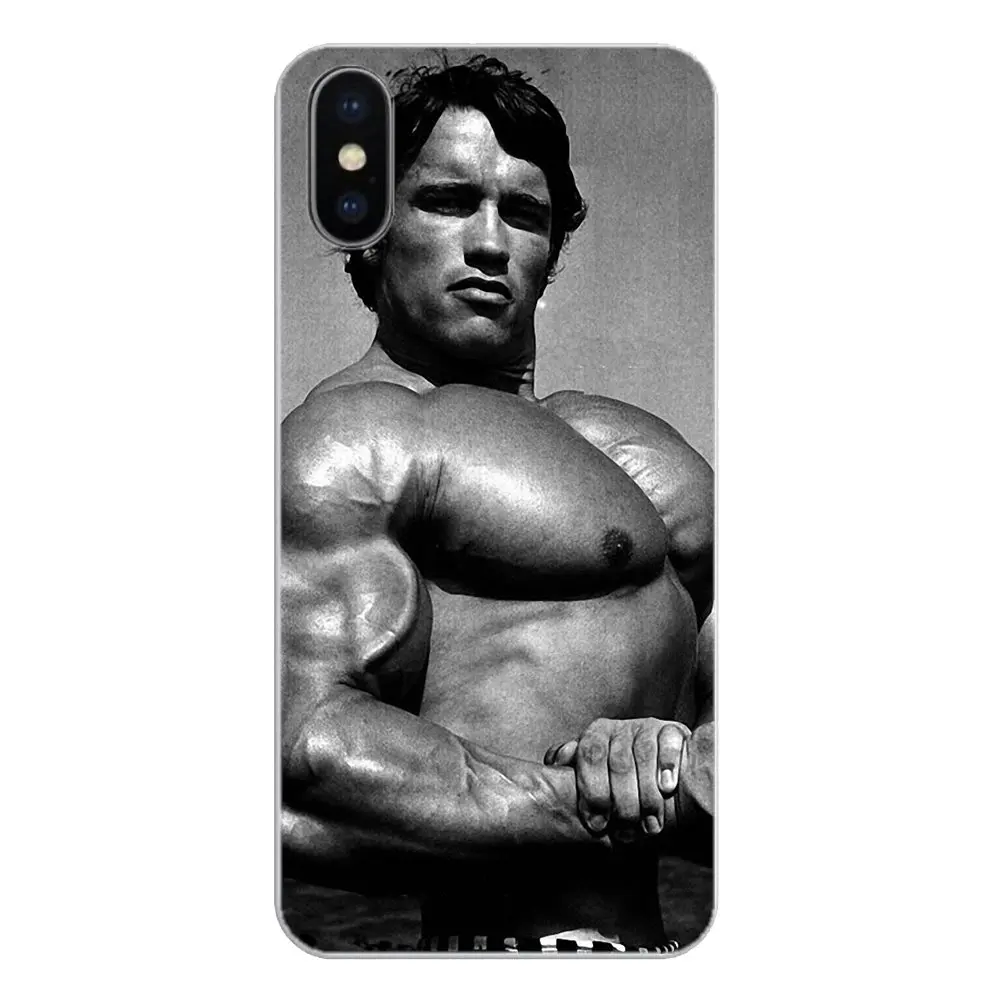 Чехол для Samsung Galaxy Note 8 9 S9 S10 A8 A9 Star Lite Plus A6S A9S Arnold Schwarzenegger Shut Up Train Бодибилдинг мягкий