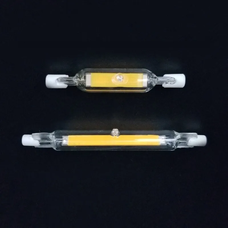10 шт. 78 мм 118 LED COB R7S светодиодный лампы 5 Вт 10 Вт, переменный ток, 110 V-240 V J Тип R7S база с двумя концами, Вольфрам для ландшафтные работы прожектор