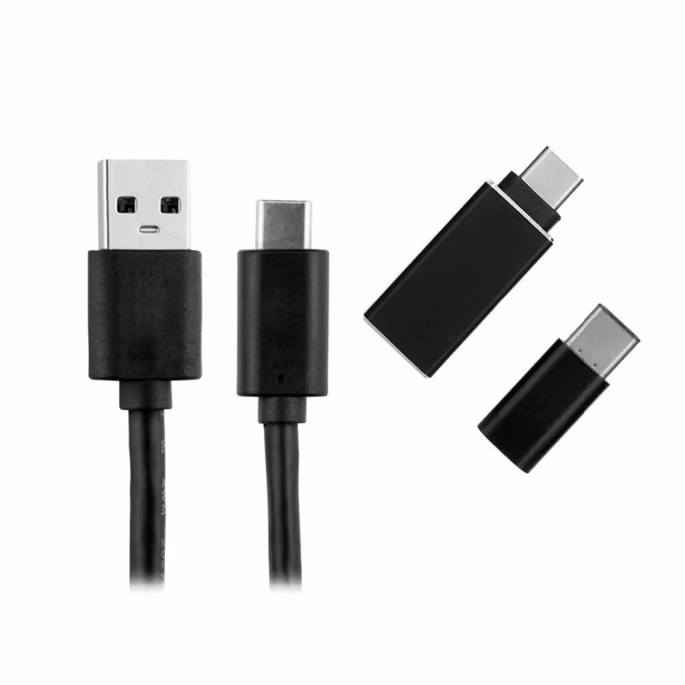 (100 шт./лот) USB 3 1 Type C папа разъем к гнезду OTG Хост адаптер для передачи данных черный