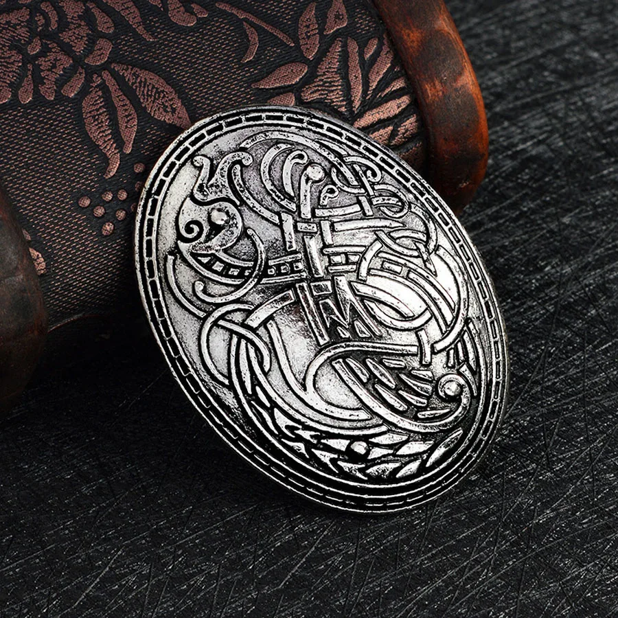 2020 модные ювелирные изделия Armadura Norse Shield Symbol Viking брошь средневековая брошка