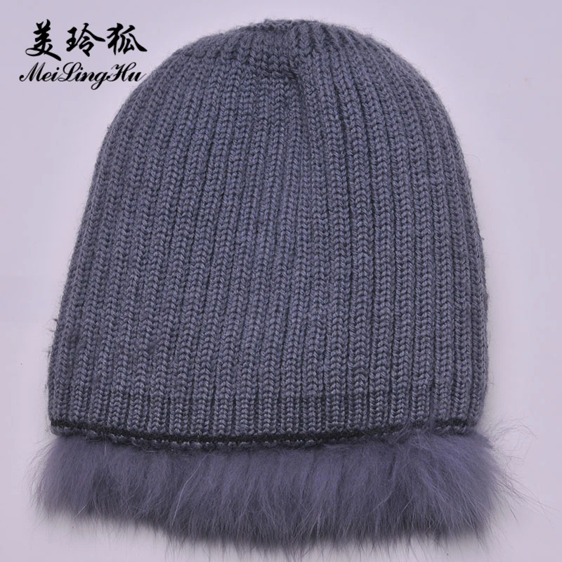 Bomber Hats Women Real Fox Fur Hat Solid Russian Winter Trapper Caps Bombers | Аксессуары для одежды