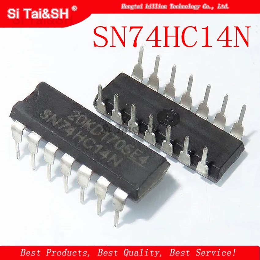 10 шт. SN74HC14N DIP-14 SN74HC14 DIP 74HC14N DIP14 74HC14 Новый и оригинальный IC | Электронные компоненты