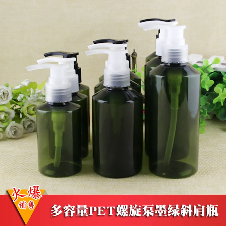 

100ml/150ml/200ml Oblique Shoulder Set Bottle Shower Shampoo Water Bottle 10PCS/LOT