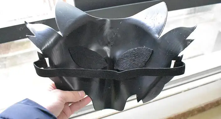 Маскарадная маска Samurai с головой волка для вечеринки на Хэллоуин выпускного