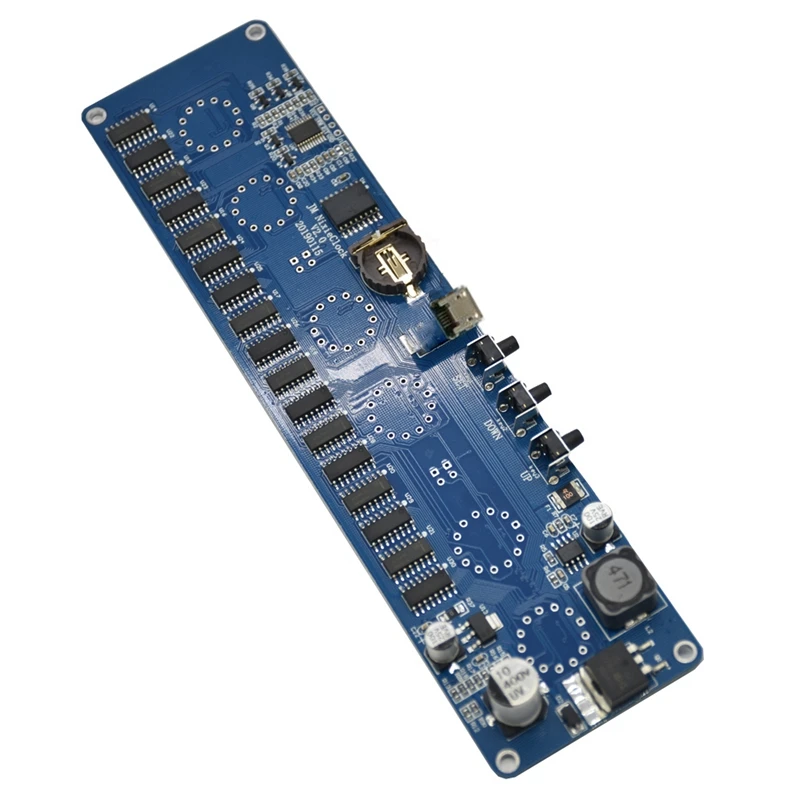 Diy In14 In4 Nixie трубки часы цифровые светодиодные подарок монтажная плата комплект