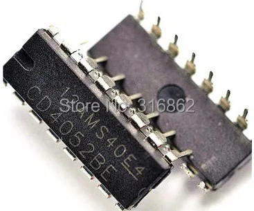 

CD4052BE CD4052 HEF4052 HCF4052 TI DIP-16 ROHS ORIGINAL 25PCS/LOT Free Shipping