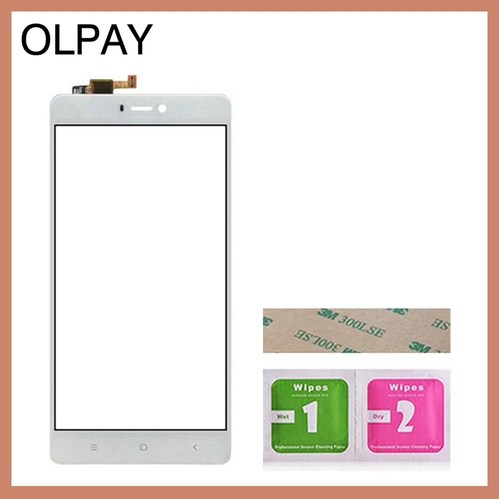 

5.0'' For Xiaomi 4S Touch Screen Digitizer Panel Repair Parts Touch Screen Front Glass Lens Sensor Free Adhesive And Wipes