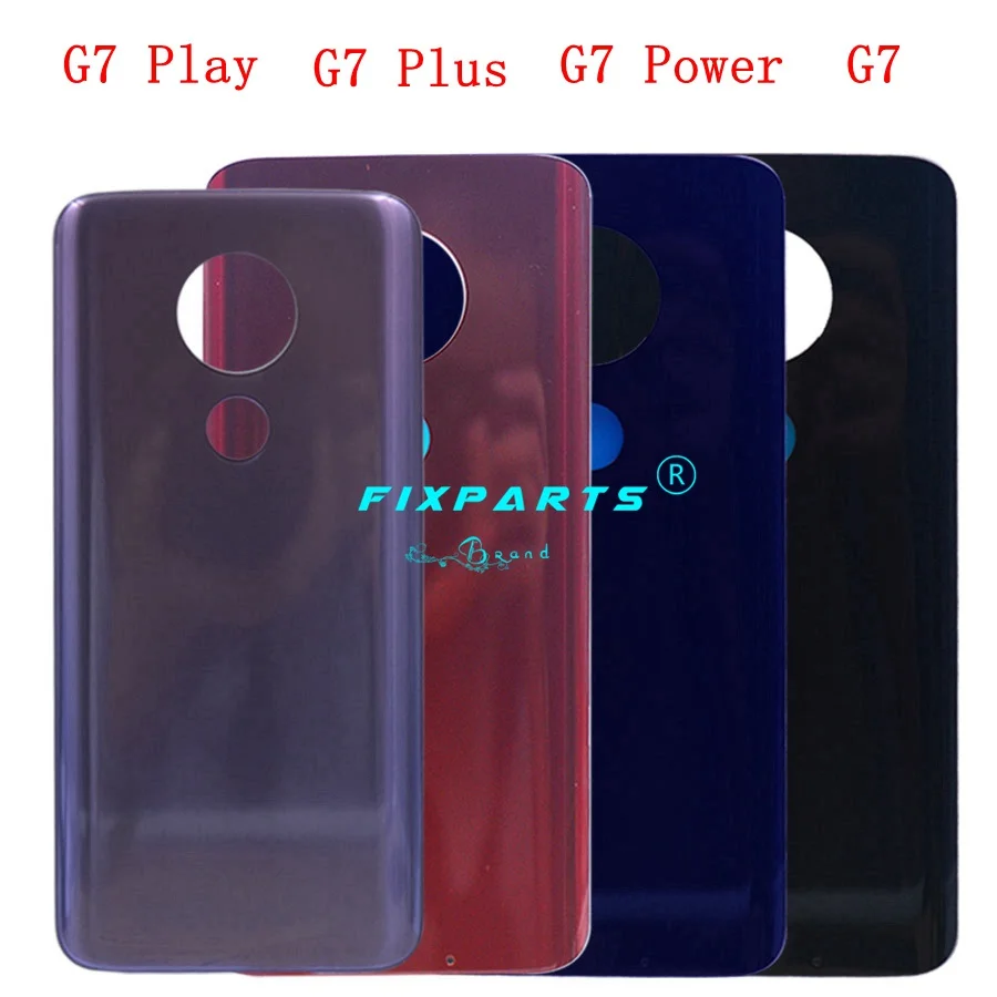 Для moto rola moto G7 XT1962 задняя крышка G7 Play Задняя крышка батареи для moto G7 power задняя дверь корпус панель