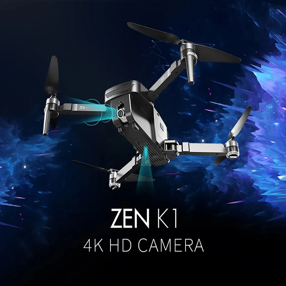 

NEW ZEN K1 GPS RC Drone with 4K HD Dual Camera Gesture Control 5G Wifi FPV Brushless Motor Flight 28mins Drone