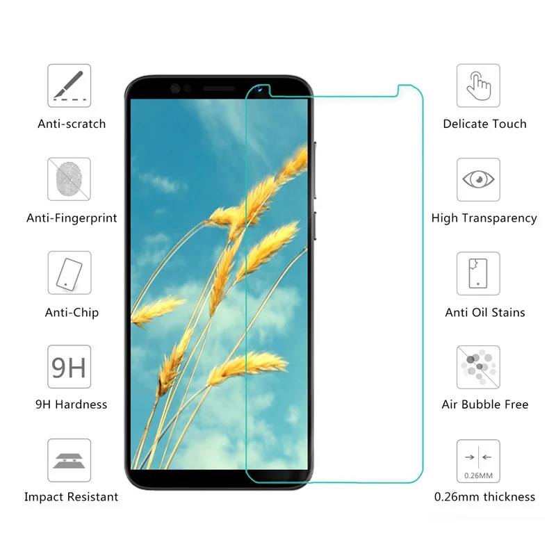 2 Pack закаленное стекло для lenovo A5 протектор экрана 2.5D 9 H Премиум Защитная пленка