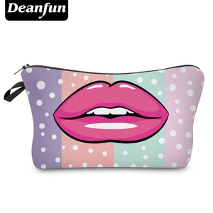 Deanfun косметички 3D печать губ красочные маленькие точки макияж органайзер для путешествий 51016 #