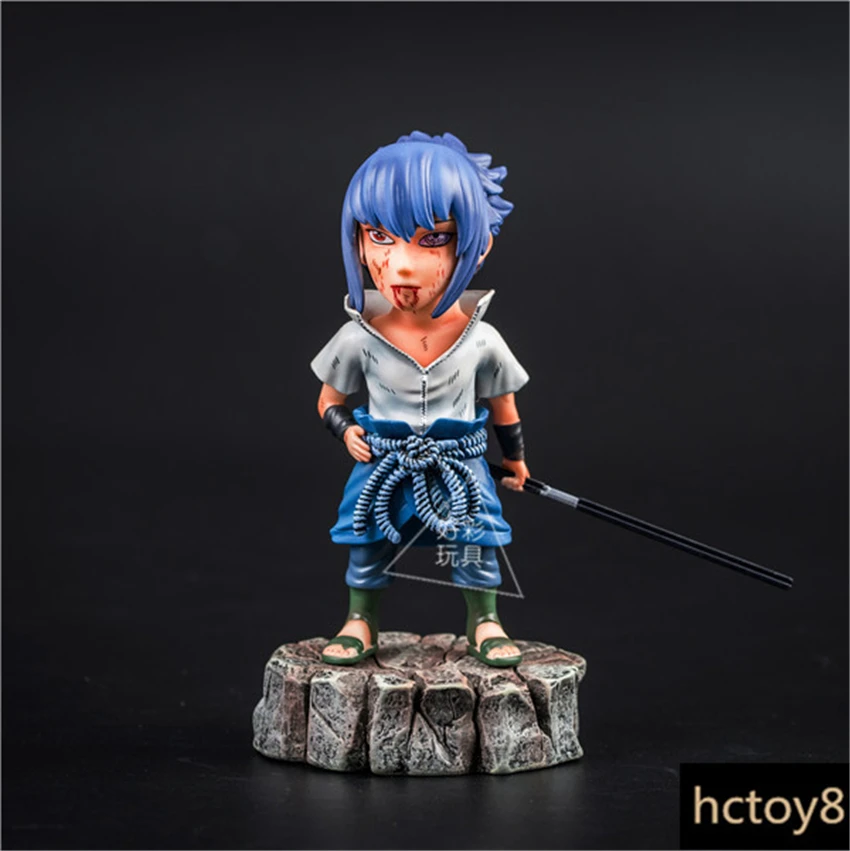 Haocaitoy Оригинальные фигурки Uchiha Sasuke модель ПВХ тату серия игрушек аниме коллекция