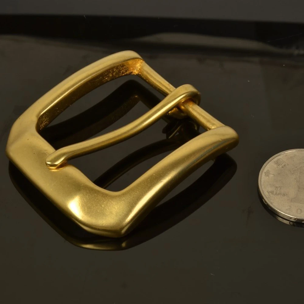 

DIY leather craft women belt pin buckle solid brass material 35mm inner width 3pcs/lot