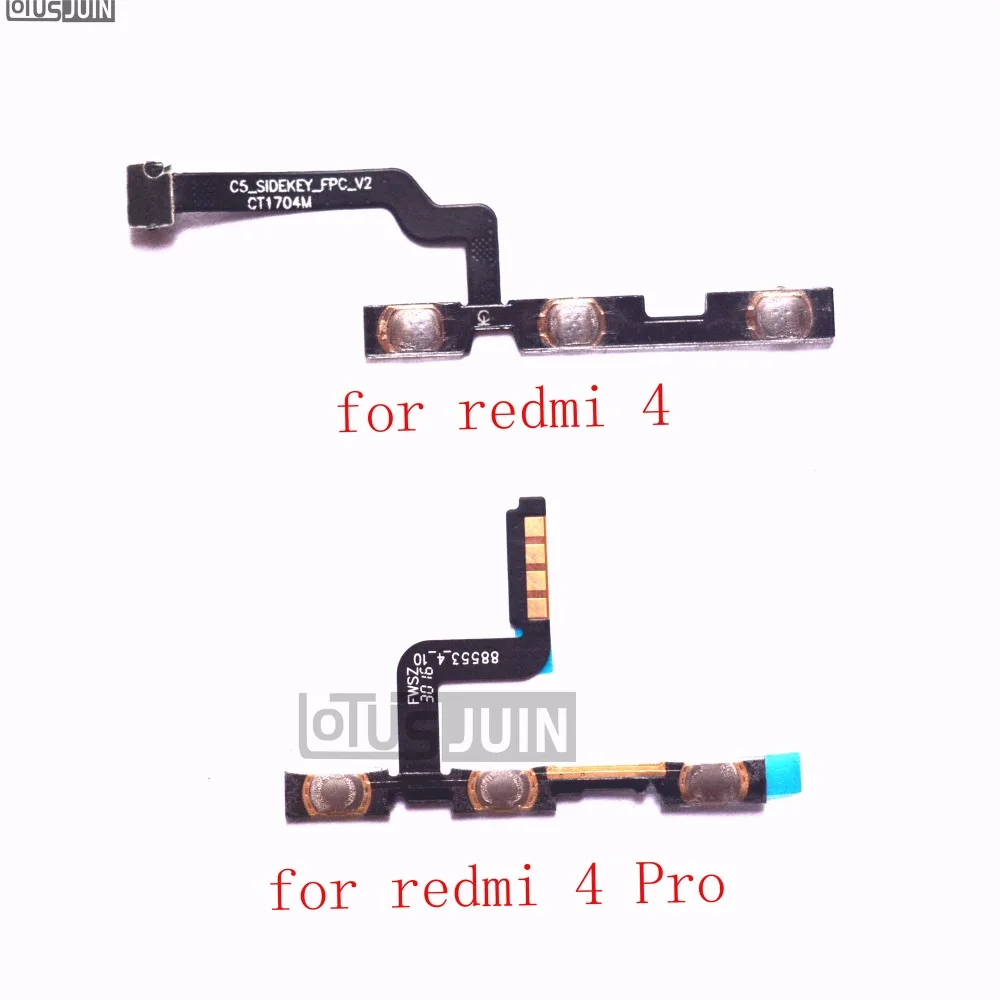 

2PCS for Xiaomi Redmi 4/ Redmi 4 Pro Side Power Volume Key ON/OFF Button Switch Flex Cable