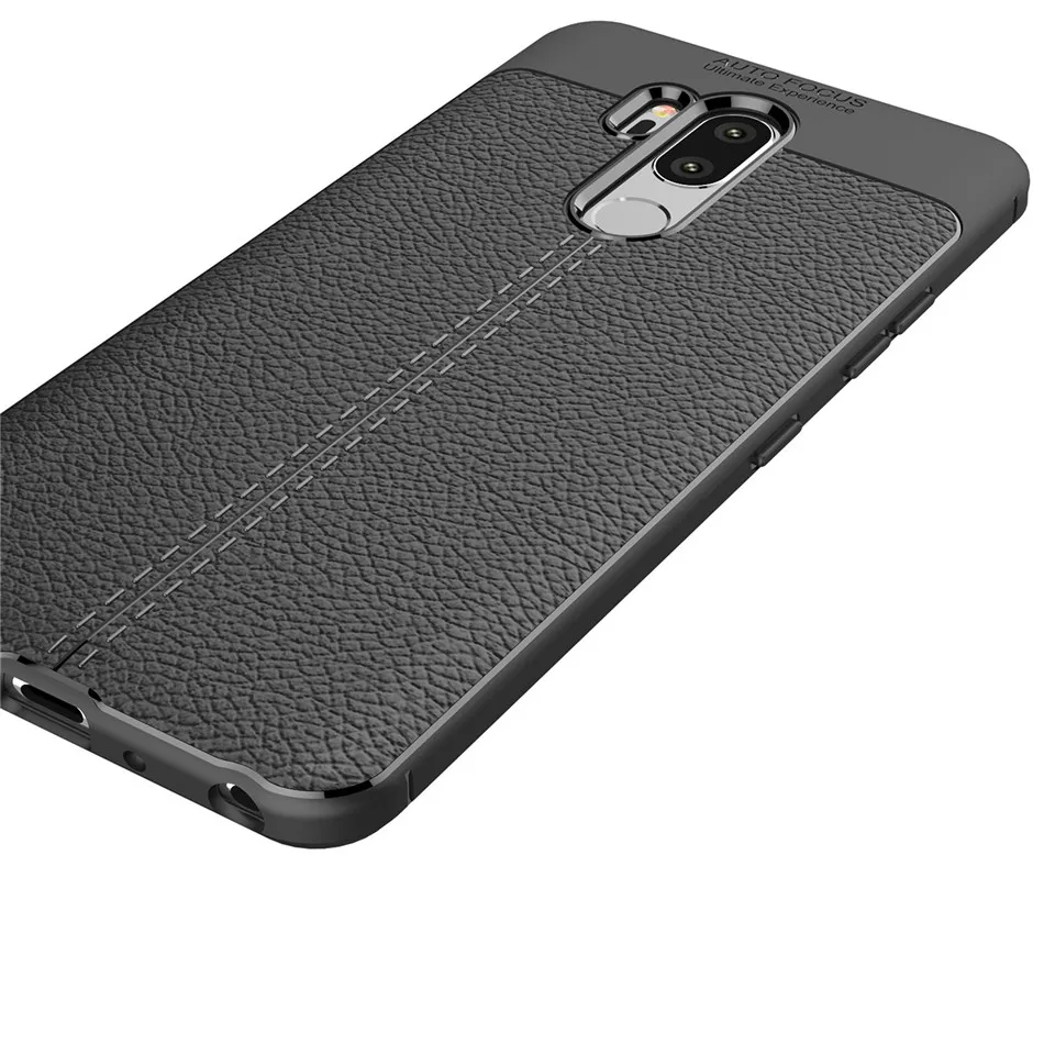 Роскошный мягкий чехол из тпу для LG G8 G7 G6 V50 V40 V30 Thinq Q6 Q7 Plus тонкий матовой кожи с