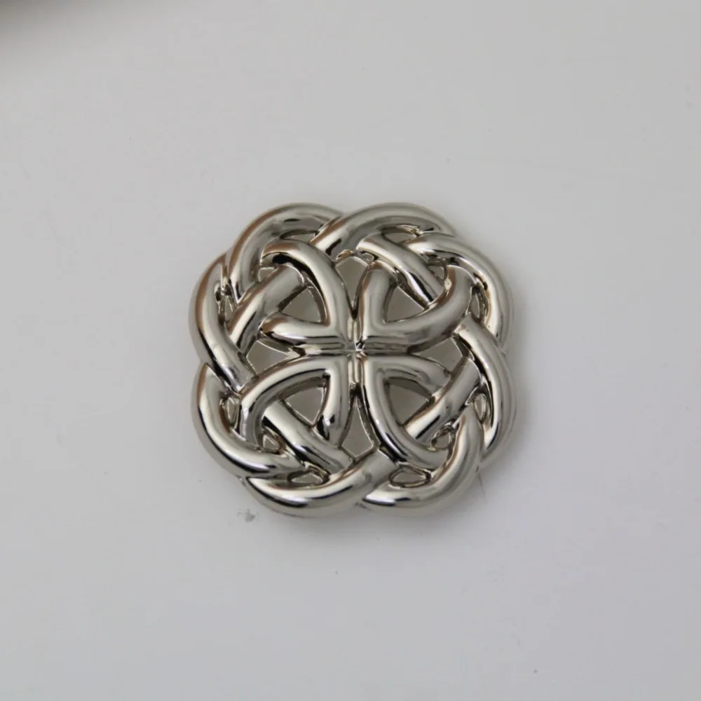 (KBM12) 10 шт 1 1/8 ''(3 0 см) Западная круглая кнопка Saddlery Button Leathercraft Silver|silver silver|silver