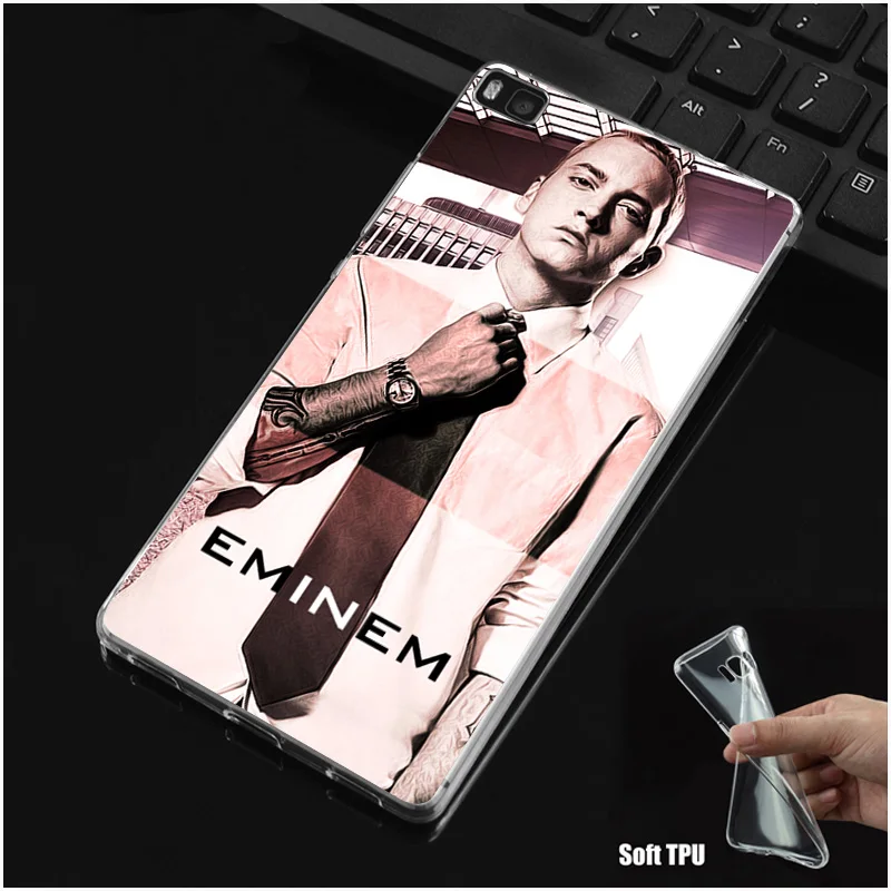 Мягкий силиконовый чехол DREAMFOX M362 2pac Eminem из ТПУ для Huawei P8 P9 P10 Lite Plus 2017 Honor 8 Pro 9 6X |