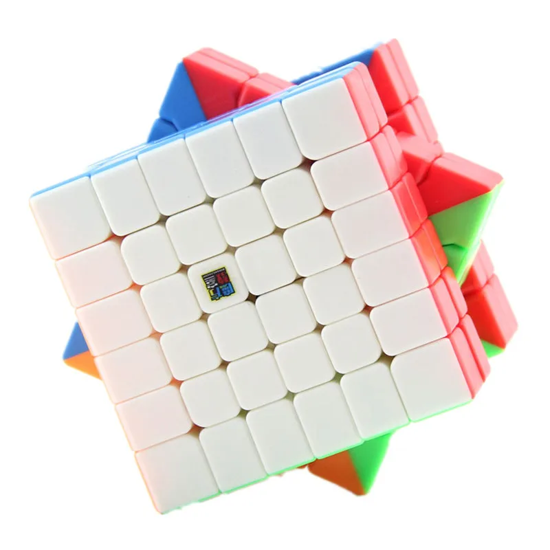 MoYu поступление Cubing классных 6 слоев MF6 6x6x6 куб черный/Stickerless MF Головоломка Куб