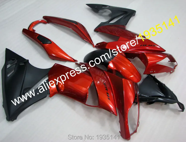 Передка комплект для Kawasaki 650R ниндзя ER6F Мотоцикл Обтекатели 2009 2010 2011 ER 6F 09 10 11