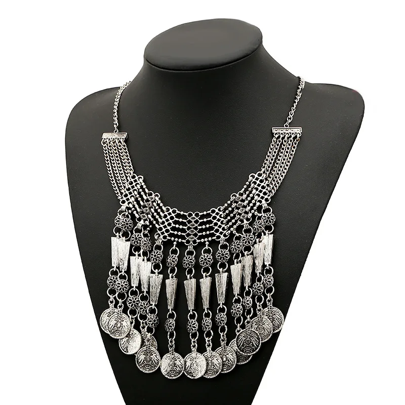 Богемный чокер в винтажном стиле С большим воротником богемном ожерелье Мода