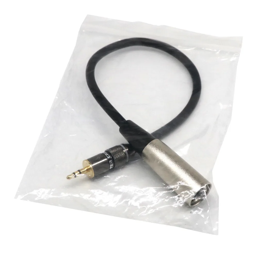 CARPRIE 0 3 м XLR контактный штекер на 5 мм стерео Экранированный микрофон микрофонный