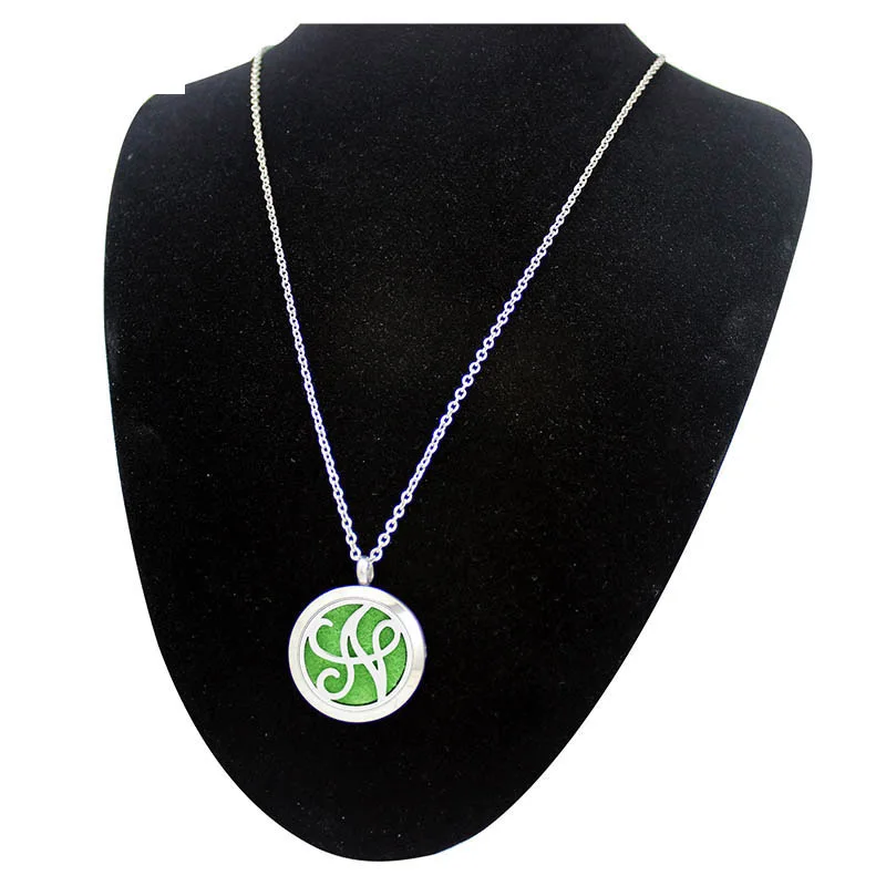 30MM Stainless Steel Essential Oil Diffuser Necklaces Wholesale Mix Style Necklace Locket AA251-268 | Украшения и аксессуары